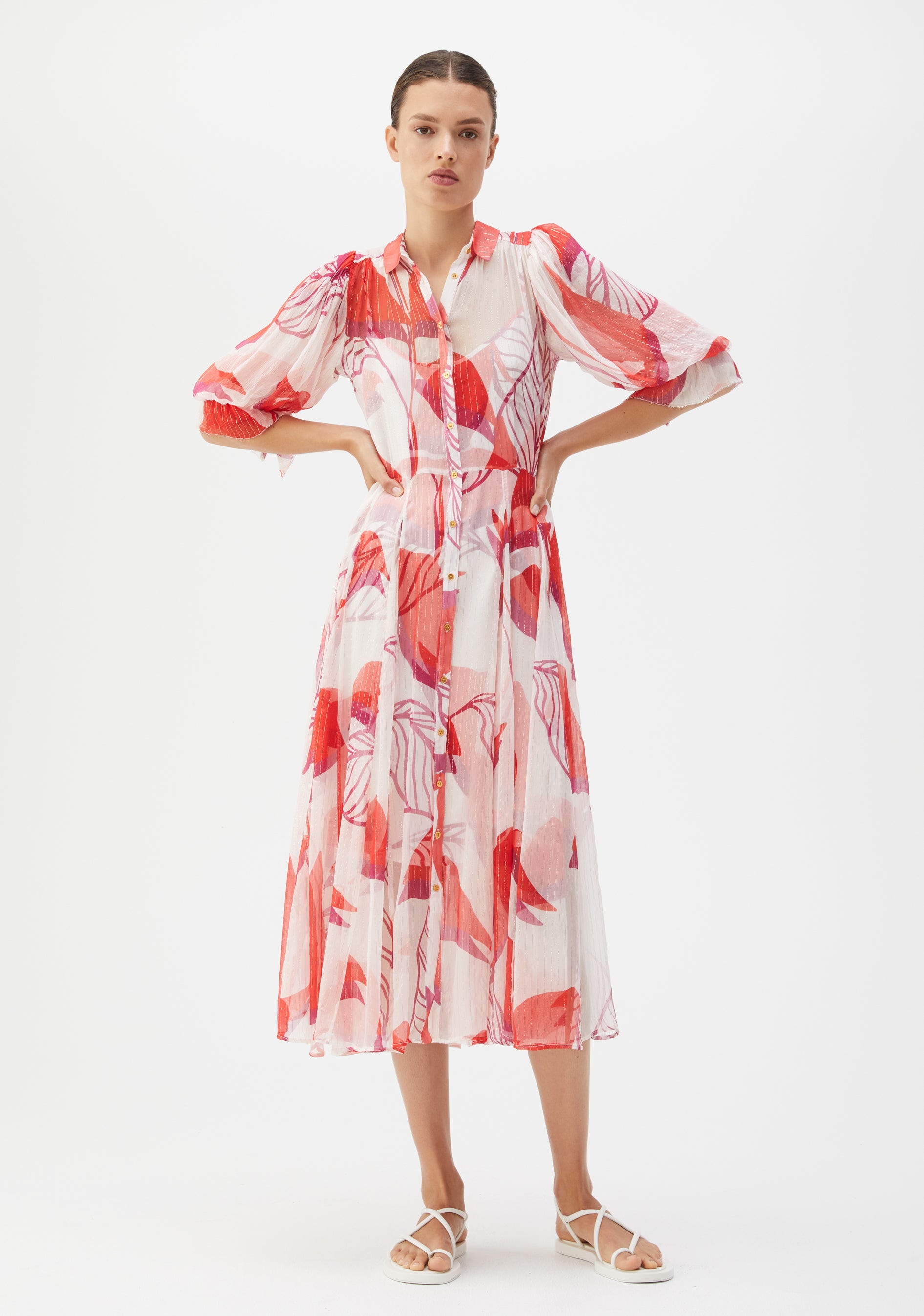 Verona Lurex Dress_Print