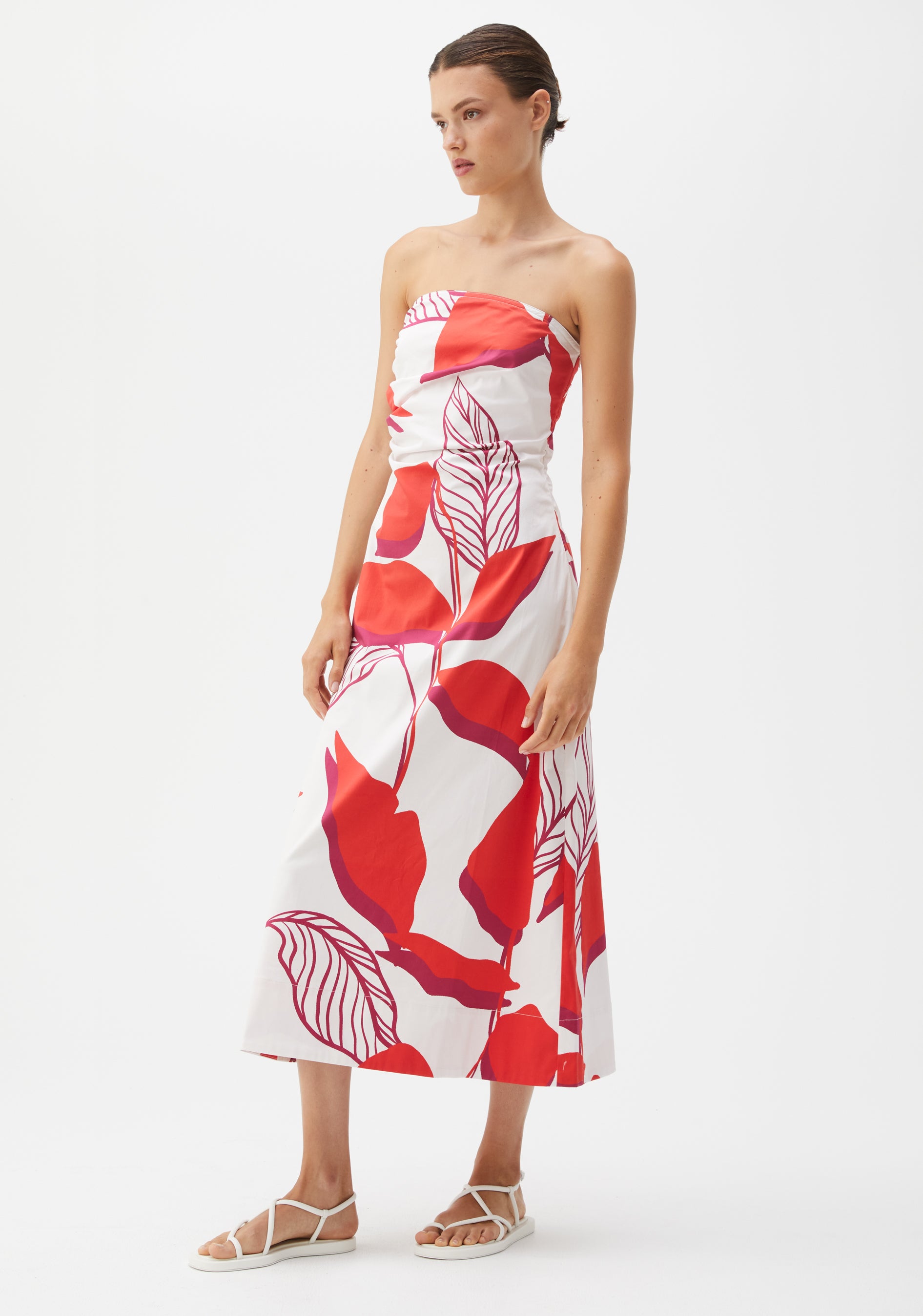 Verona Strapless Dress_Print