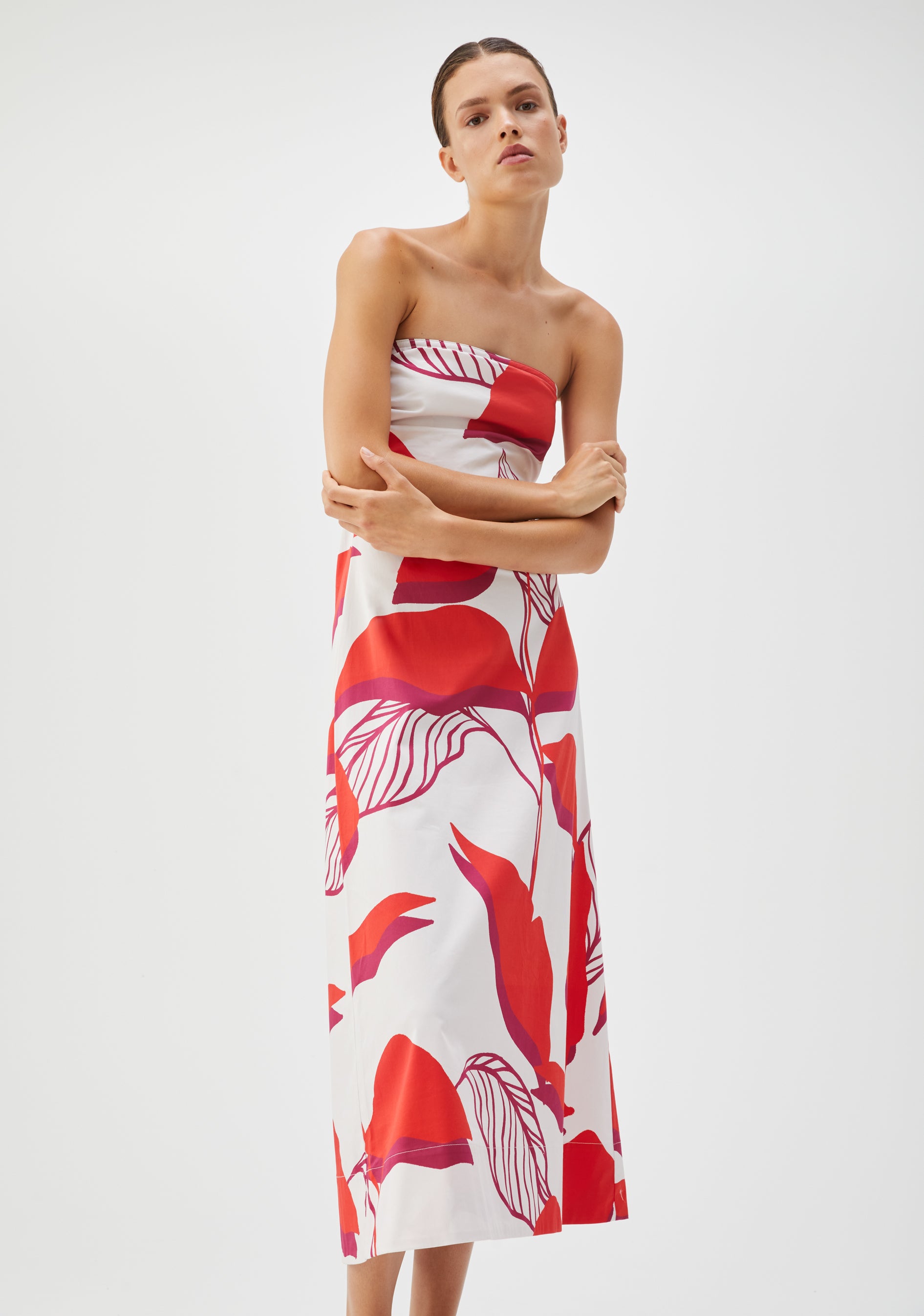 Verona Strapless Dress_Print