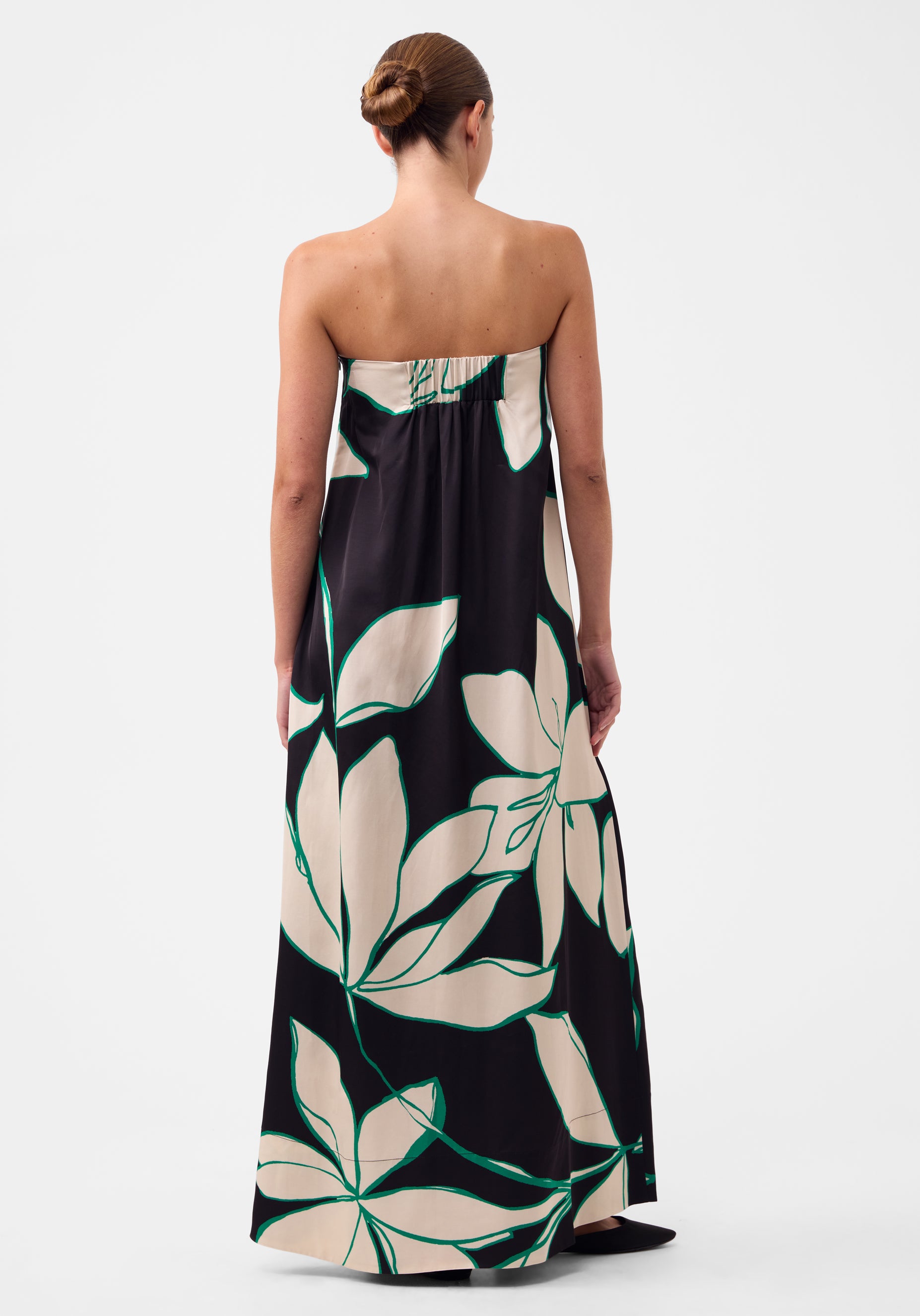 Willow Strapless Dress_Print