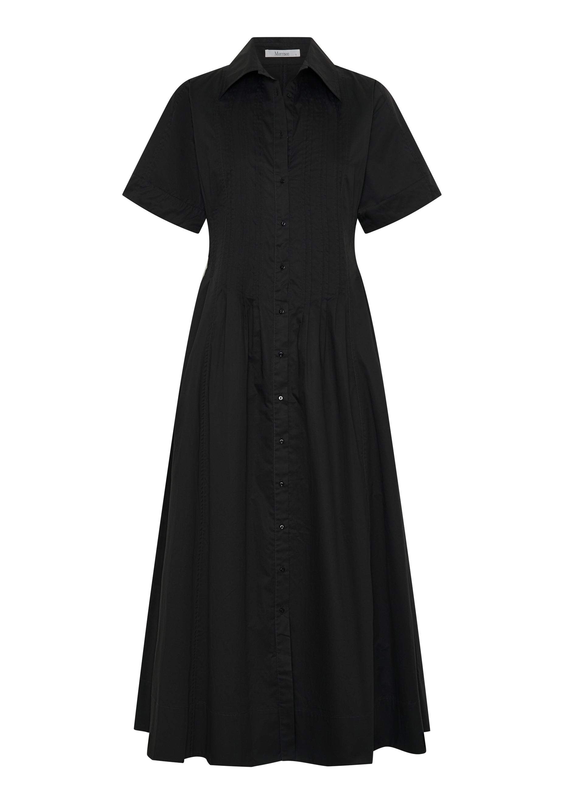 Arabella Shirt Dress_Black