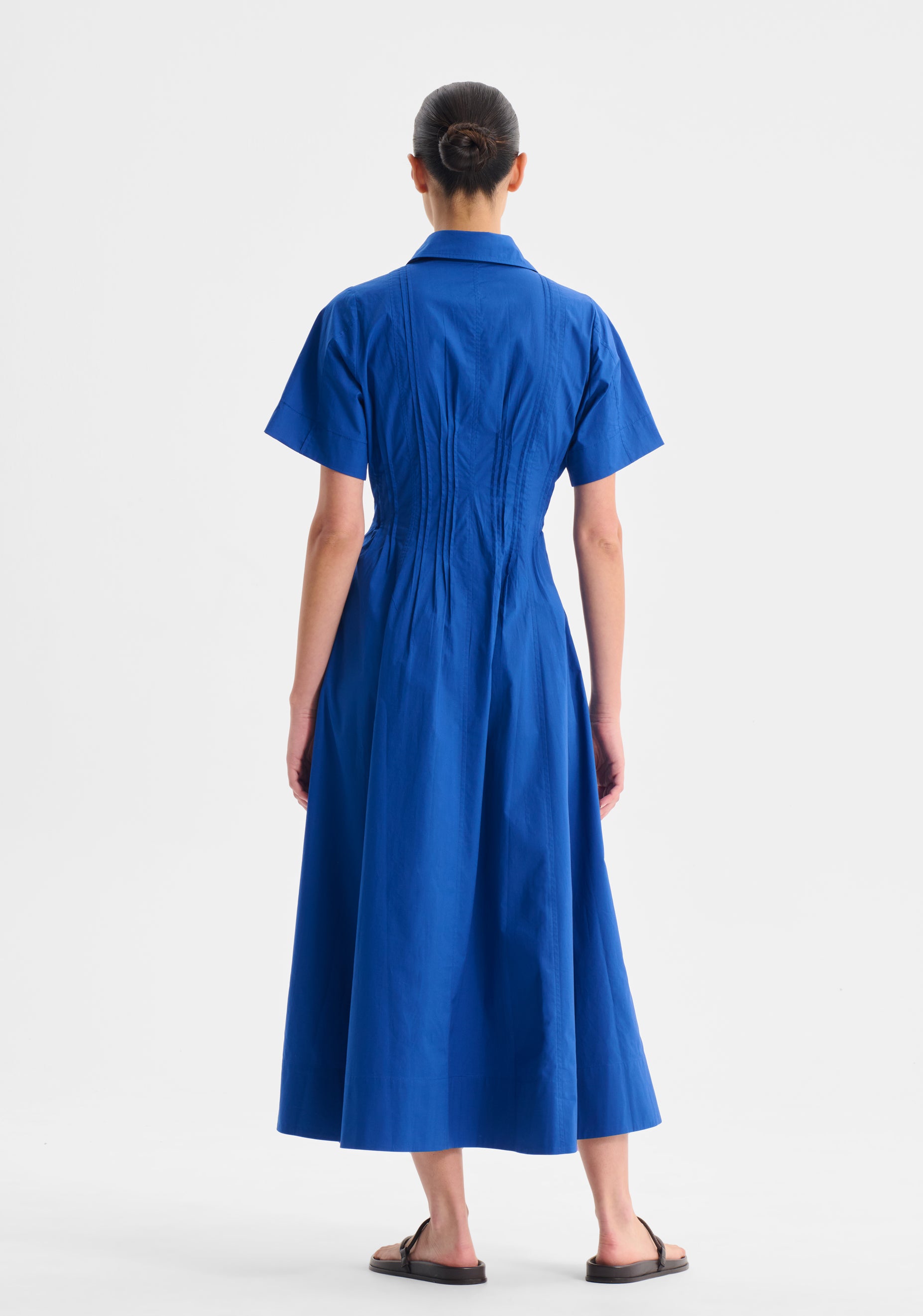 Arabella Shirt Dress_Cobalt