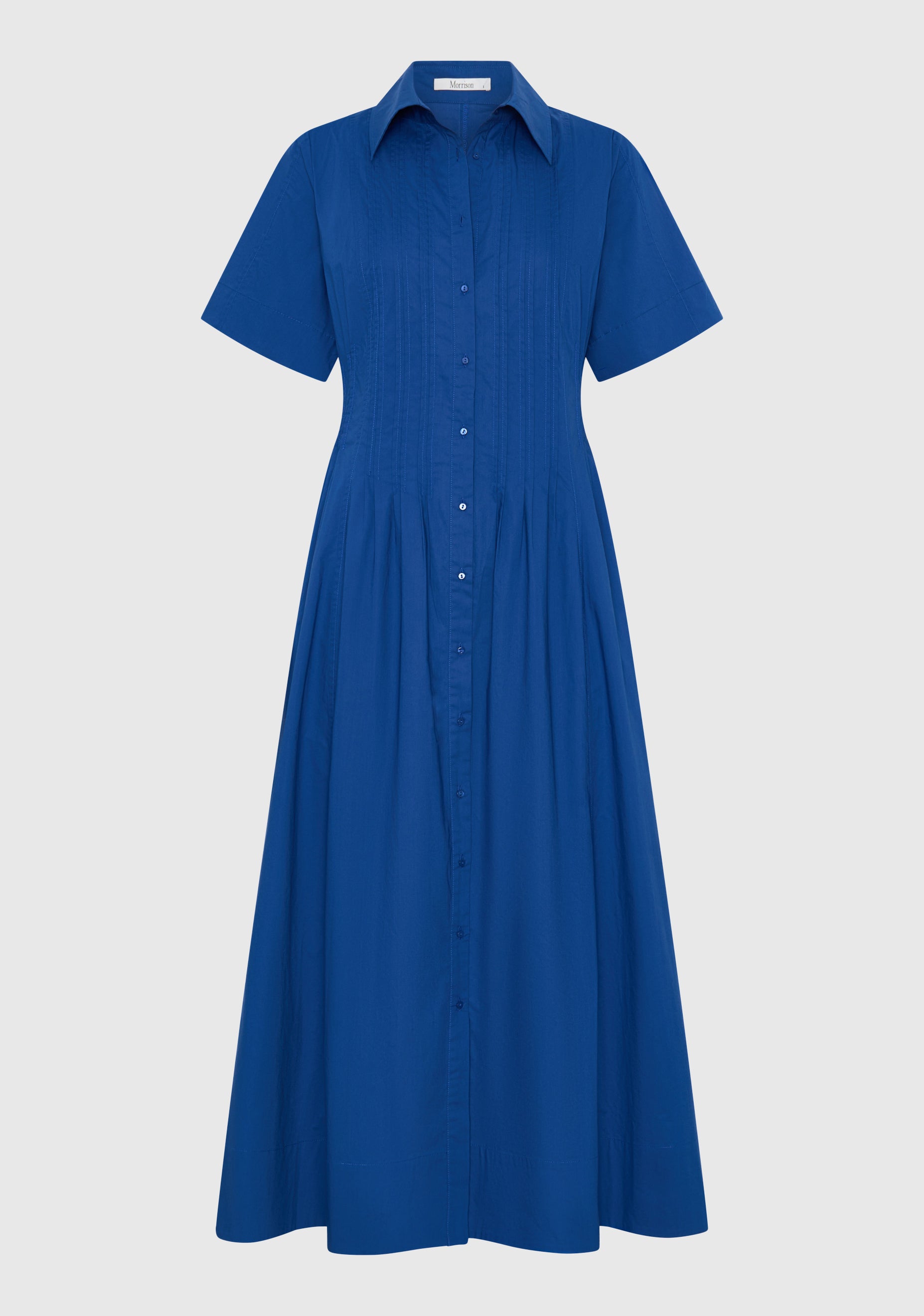 Arabella Shirt Dress_Cobalt