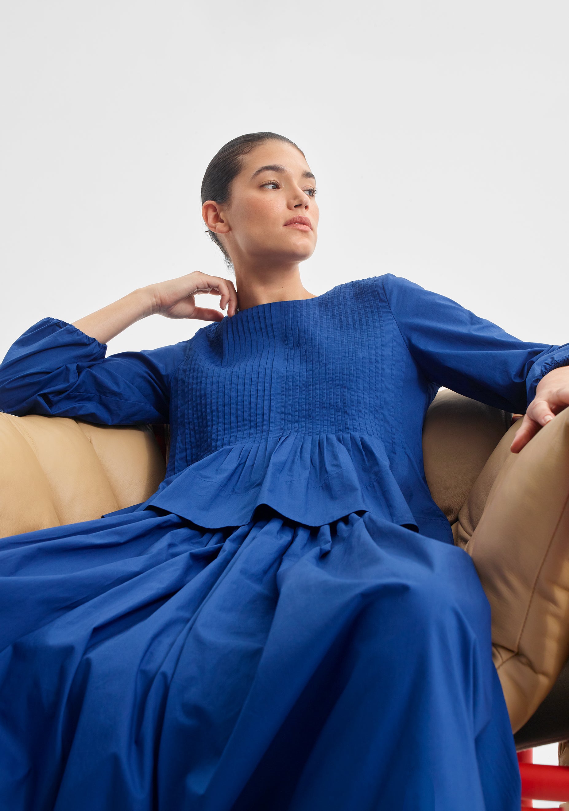 Arabella Top_Cobalt