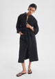 Arley Denim Shirt Dress_Black