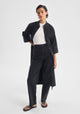 Arley Denim Shirt Dress_Black