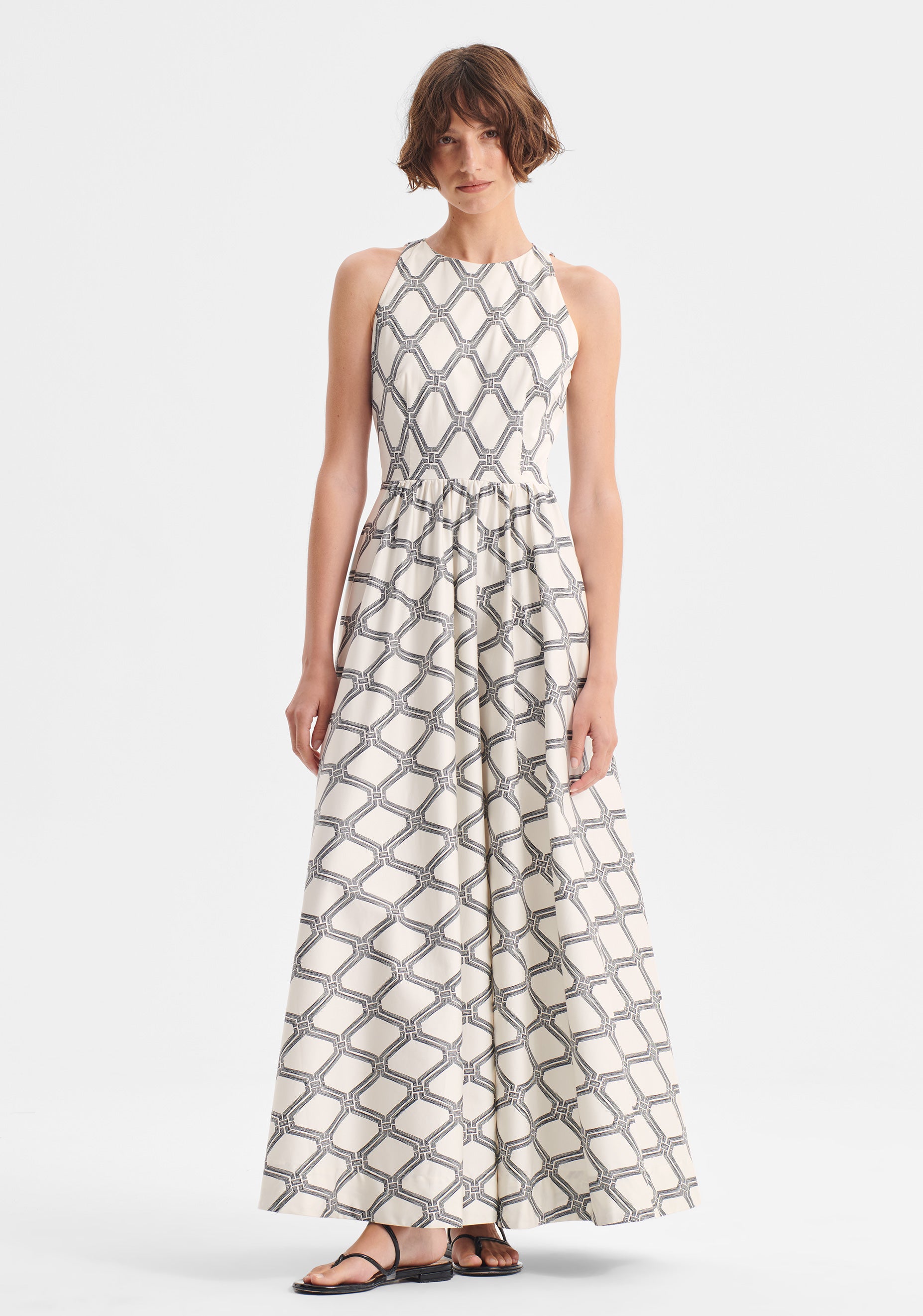 knee length dresses for ladies Arlo Maxi Dress Print – Morrison