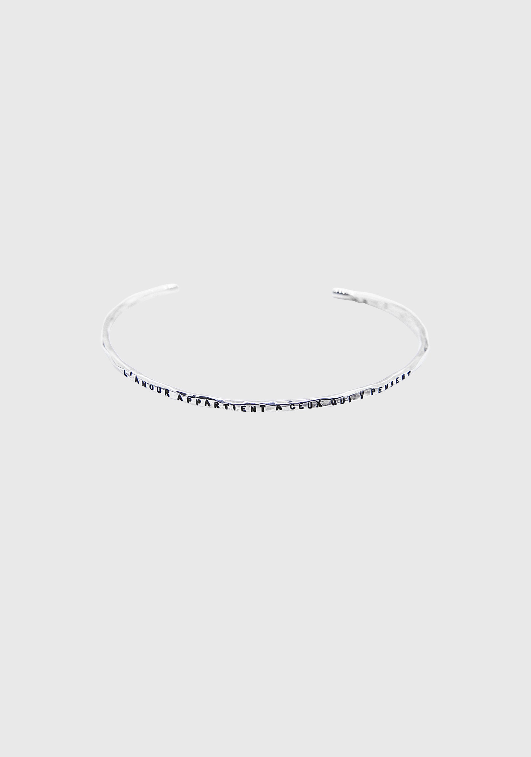 Pensee Ouvert Bracelet_Silver