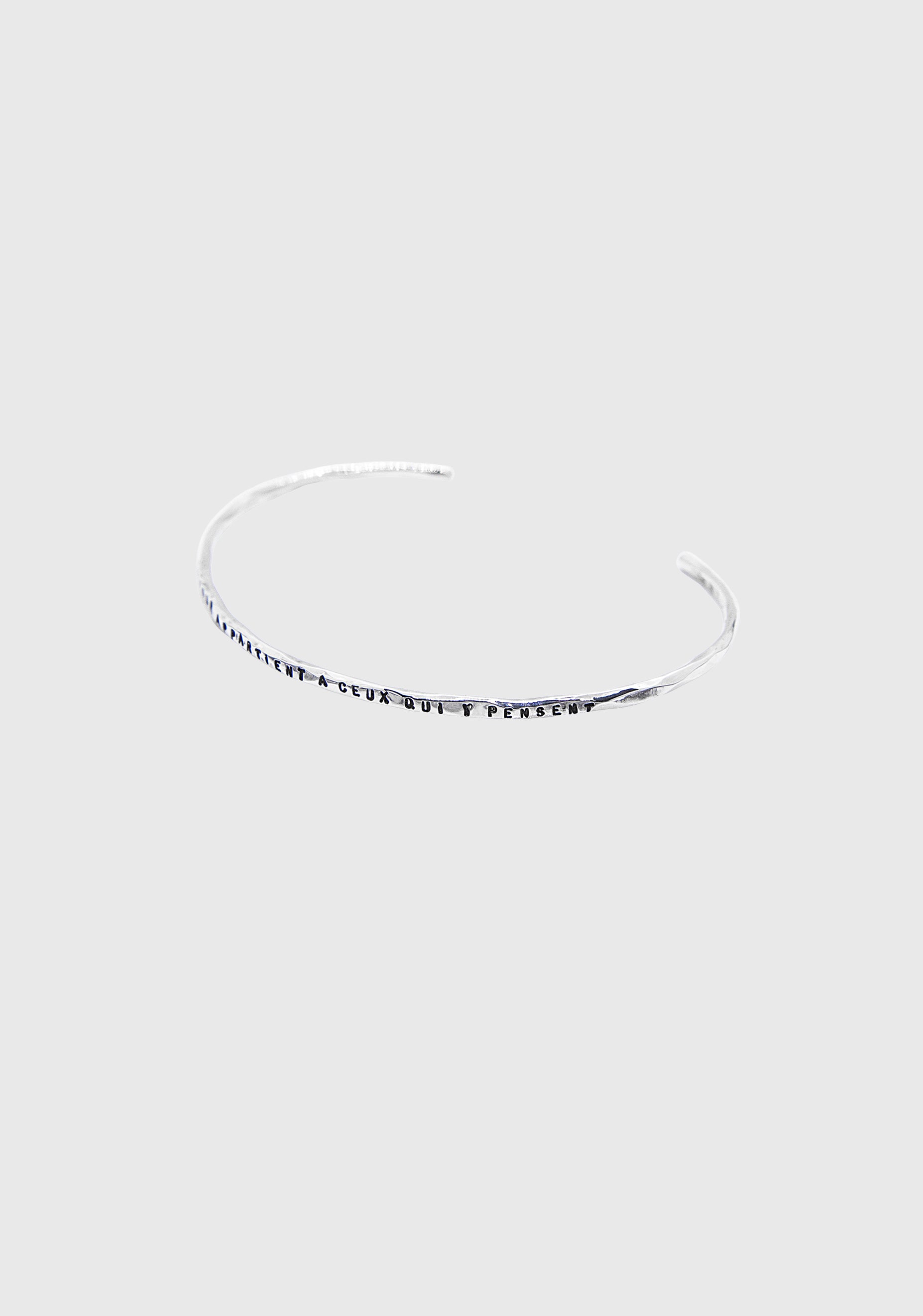 Pensee Ouvert Bracelet_Silver