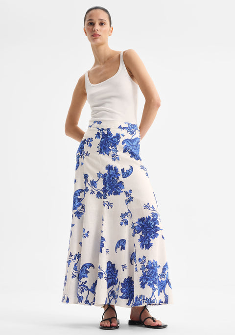 Bonita Linen Skirt_Print