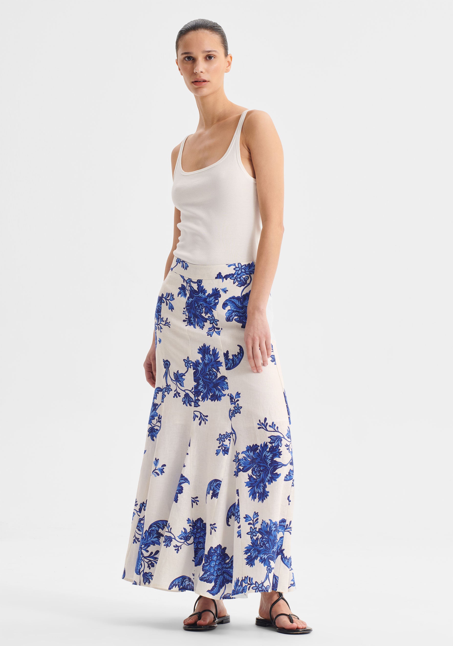 Bonita Linen Skirt_Print