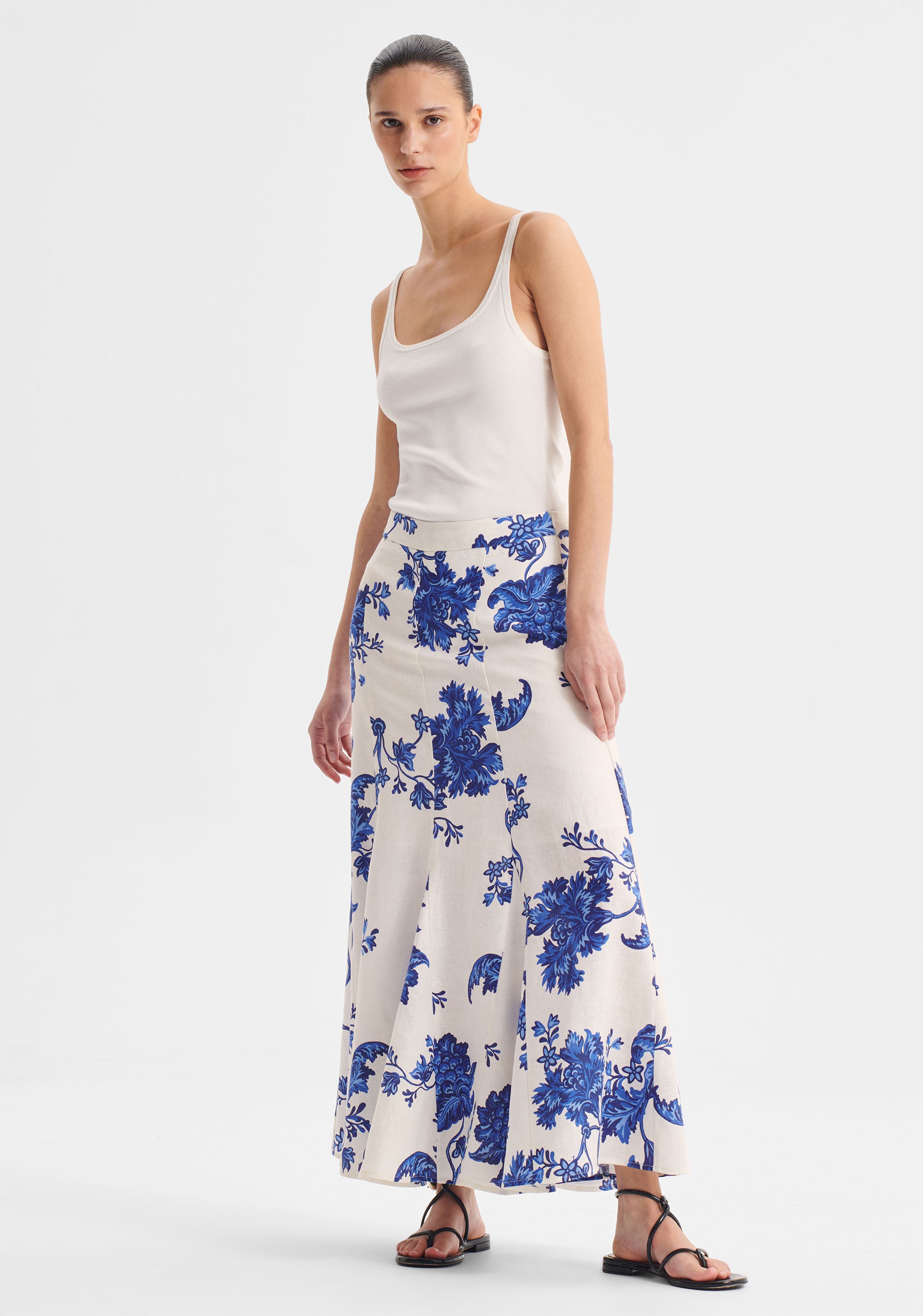 Bonita Linen Skirt_Print