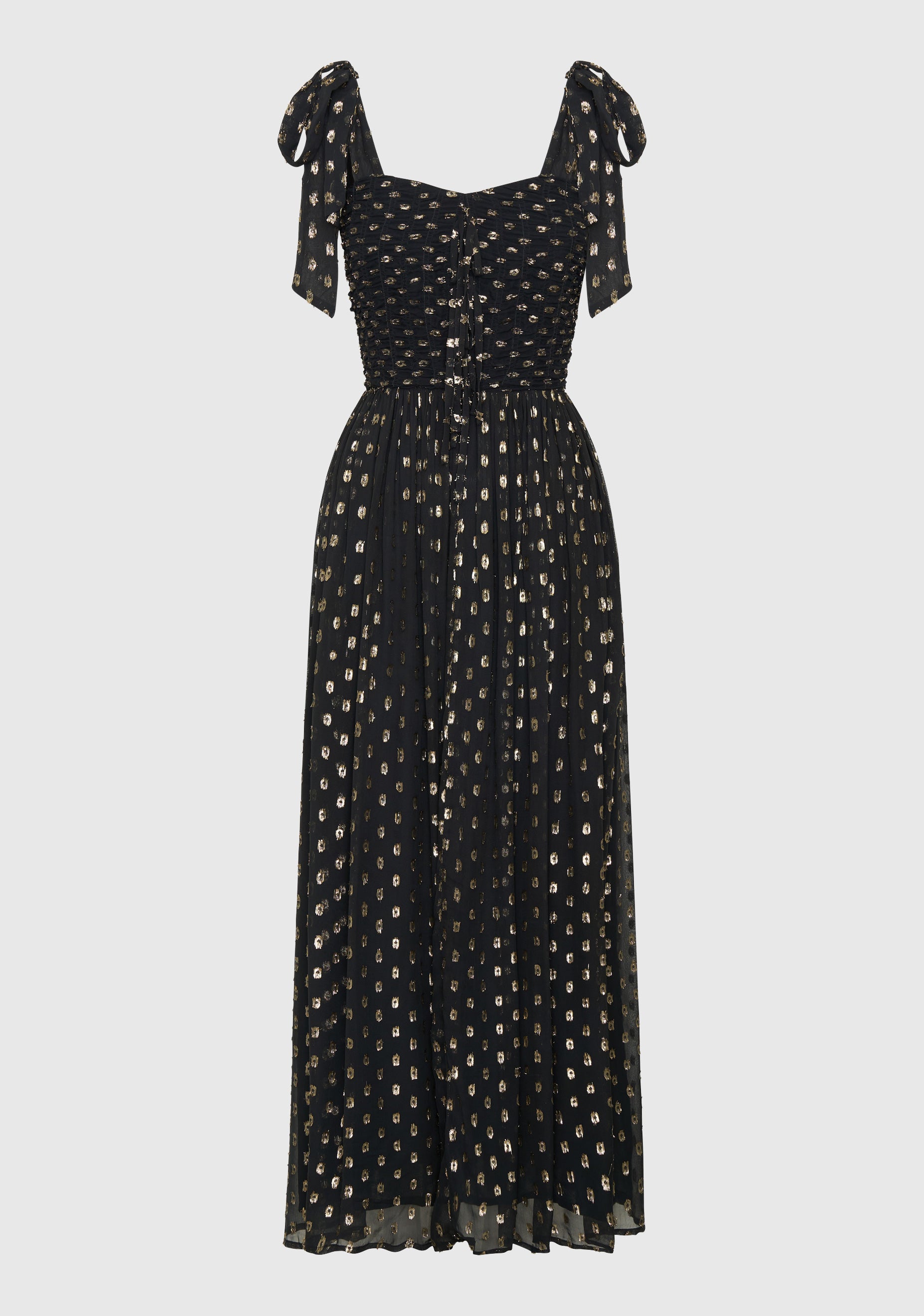 Cecile Bow Dress_Black