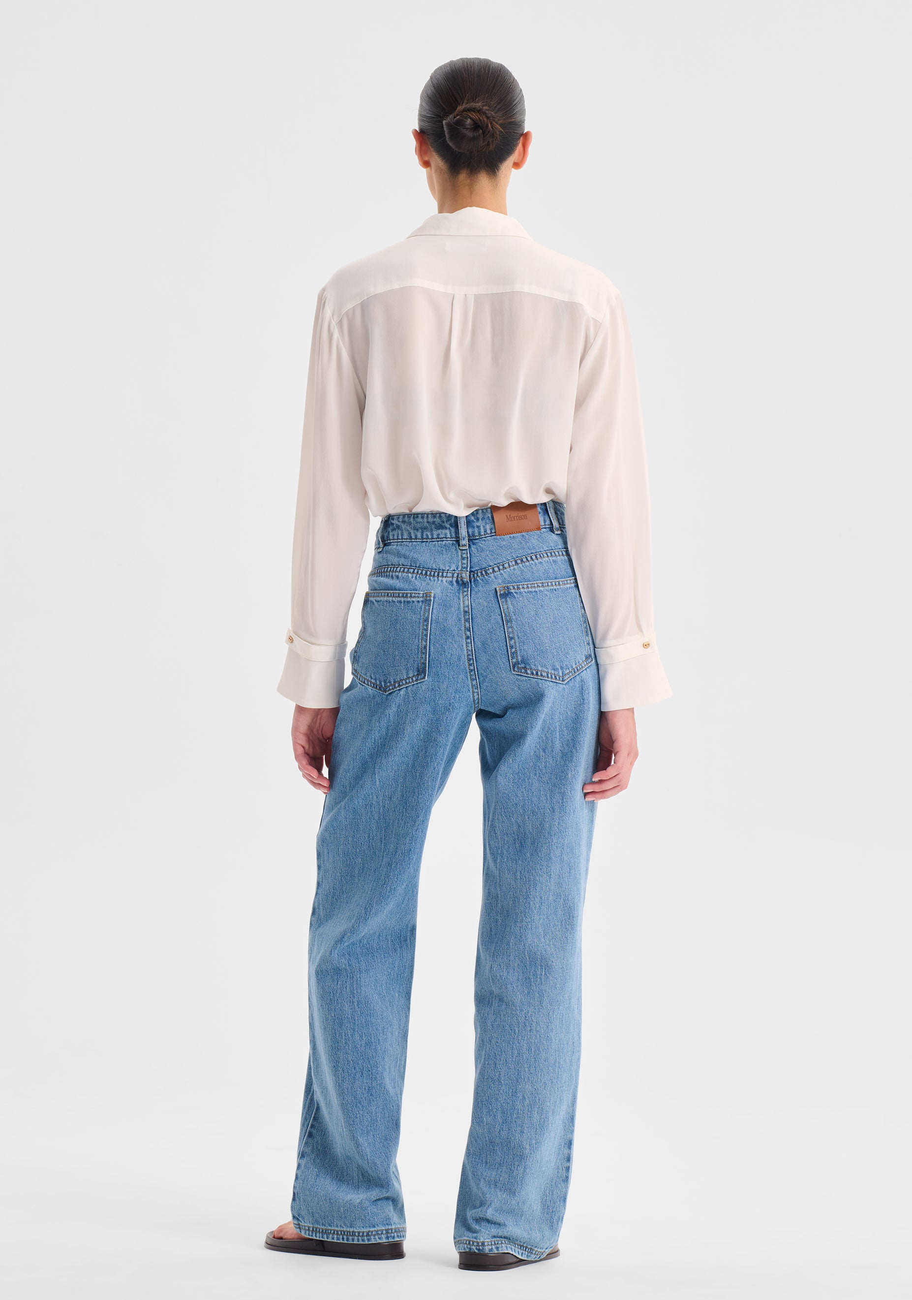 Chase Silk Shirt_Snow