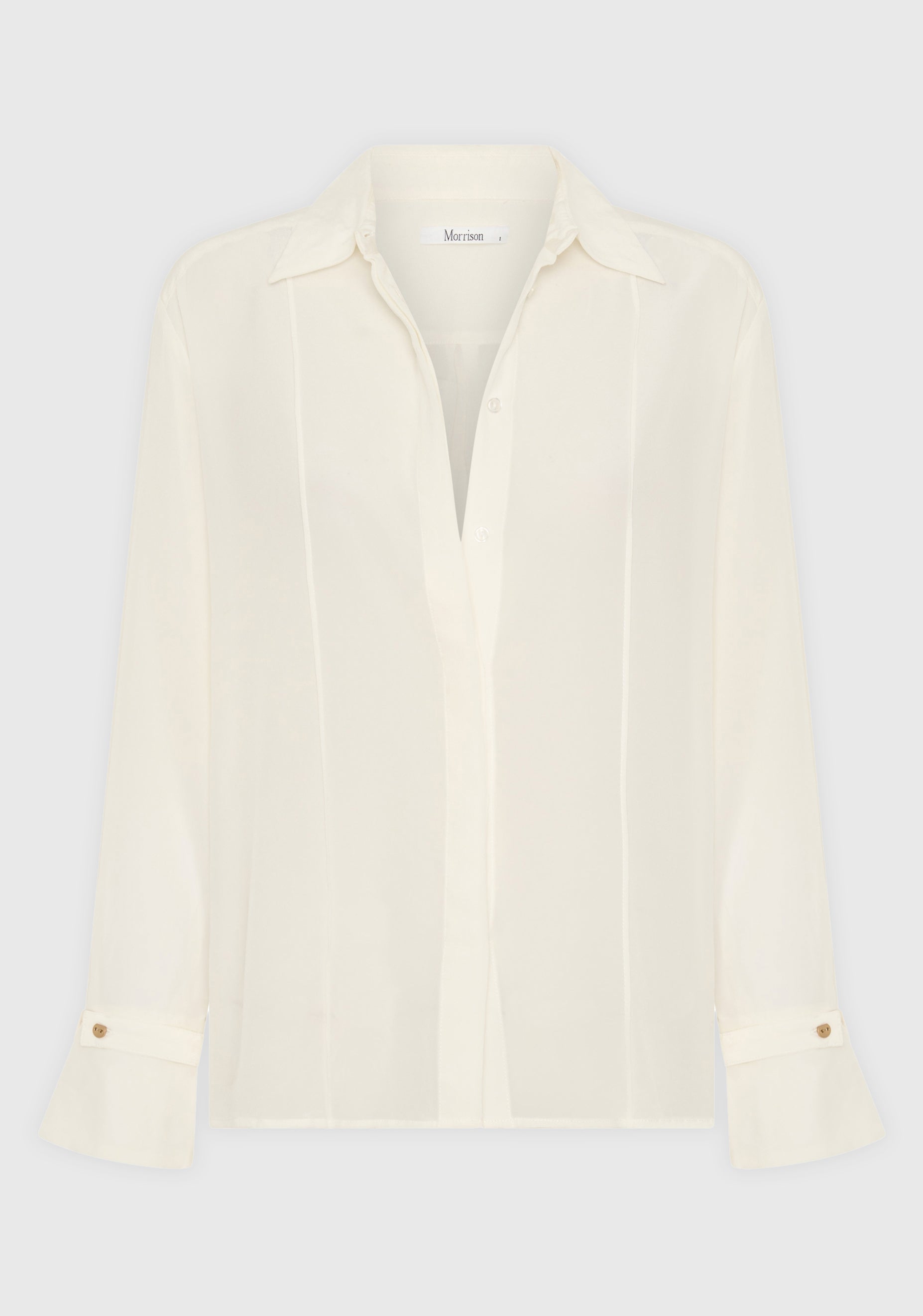 Chase Silk Shirt_Snow
