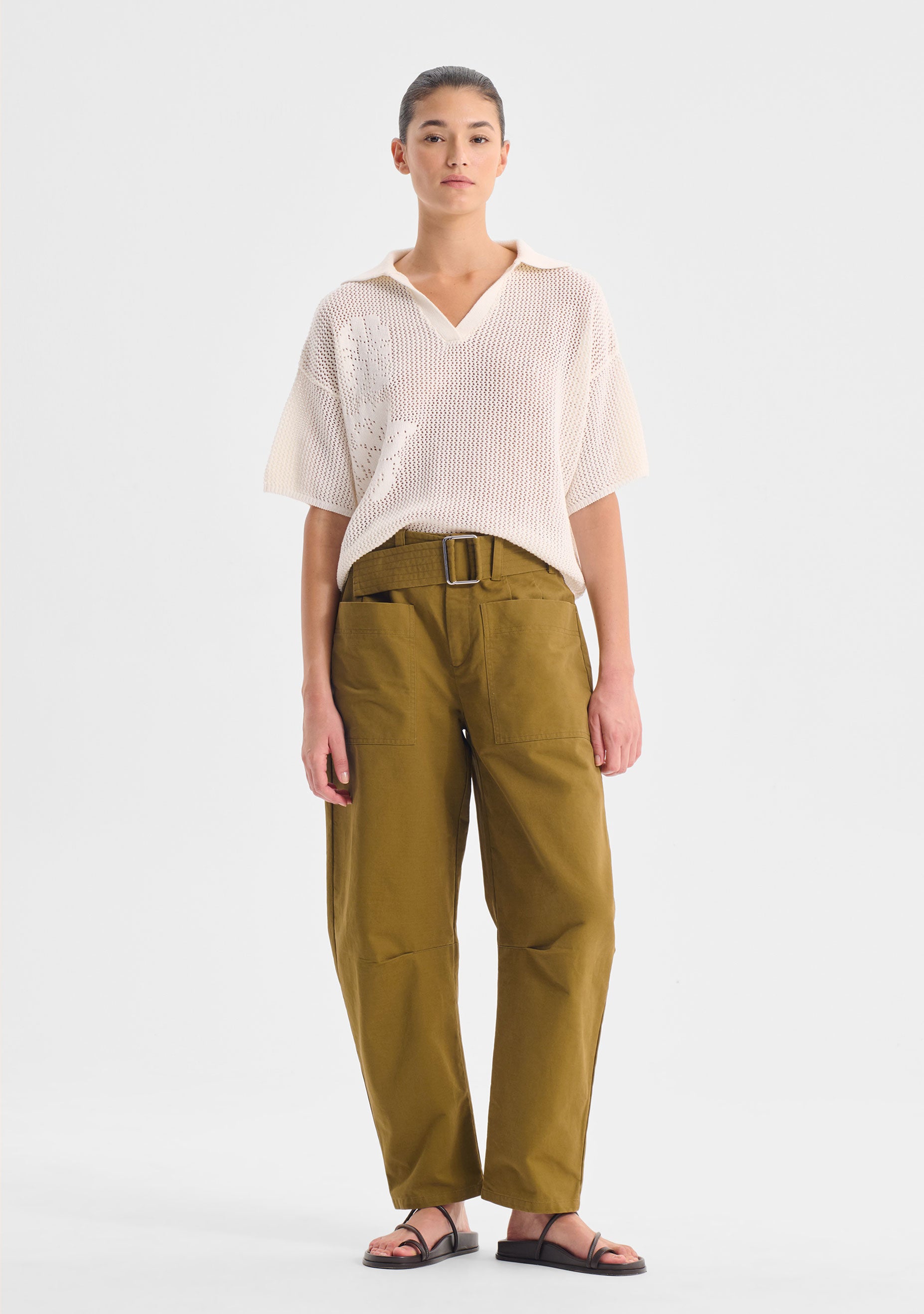 Chiara Knit Top_White