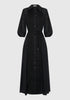 Constance Shirt Dress_Black