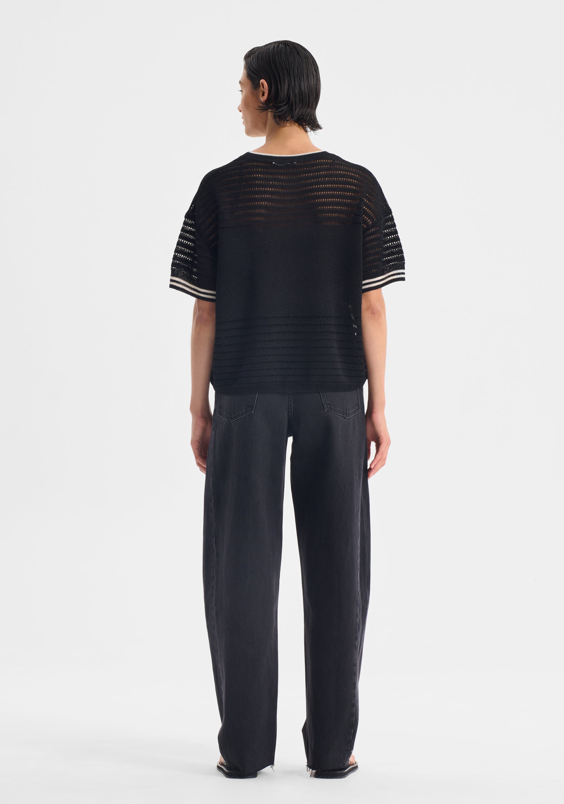 Dallas Knit Tee_Black