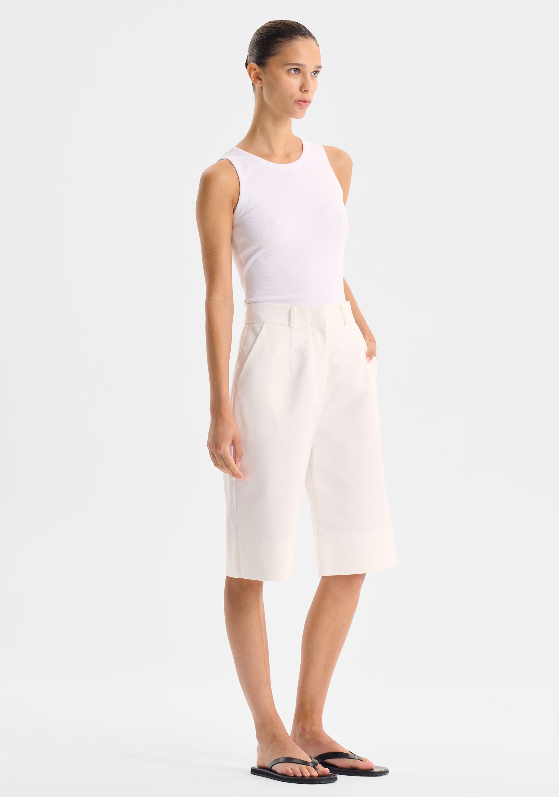 Elliott Bermuda Short_White