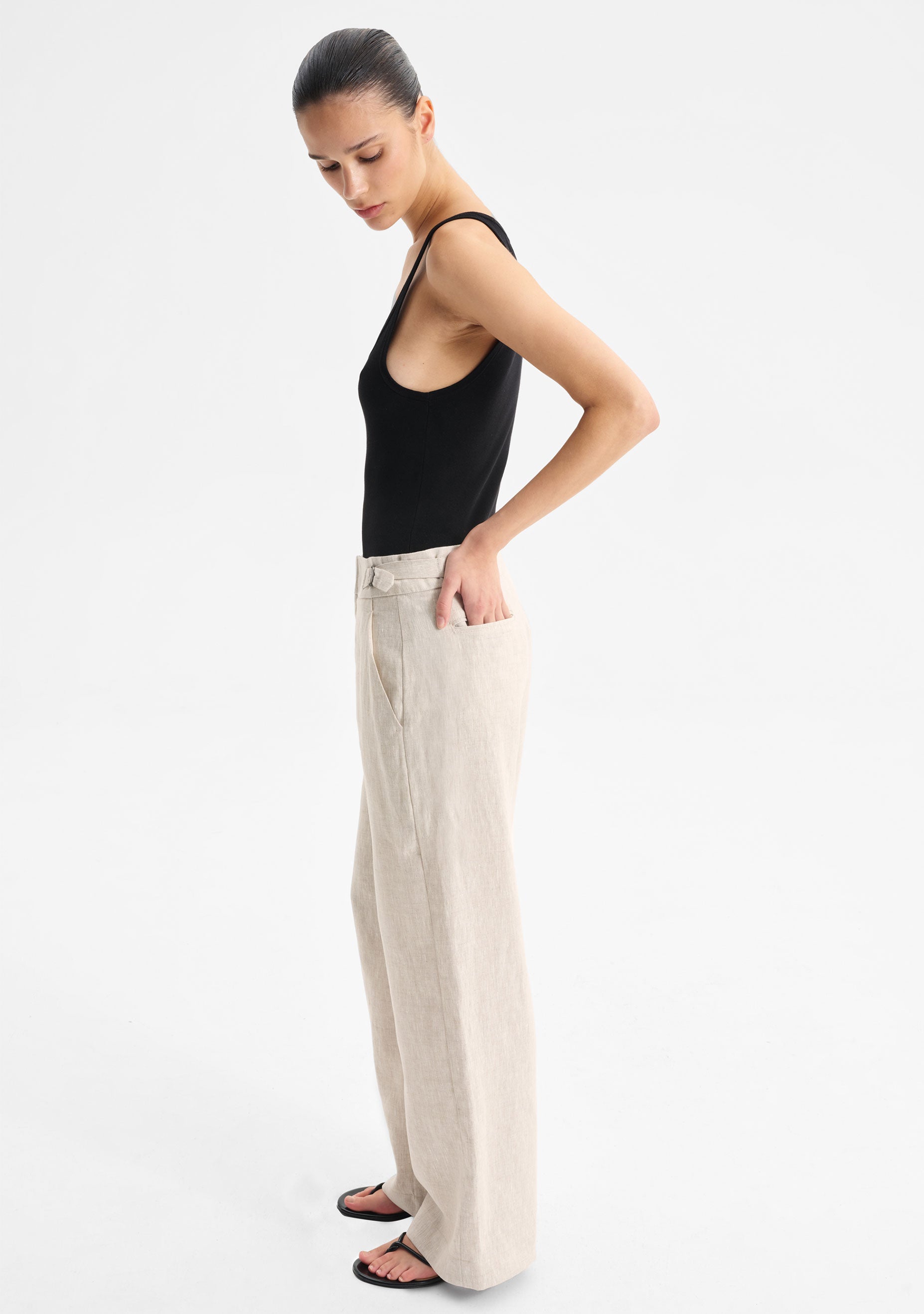 George Knit Tank_Black