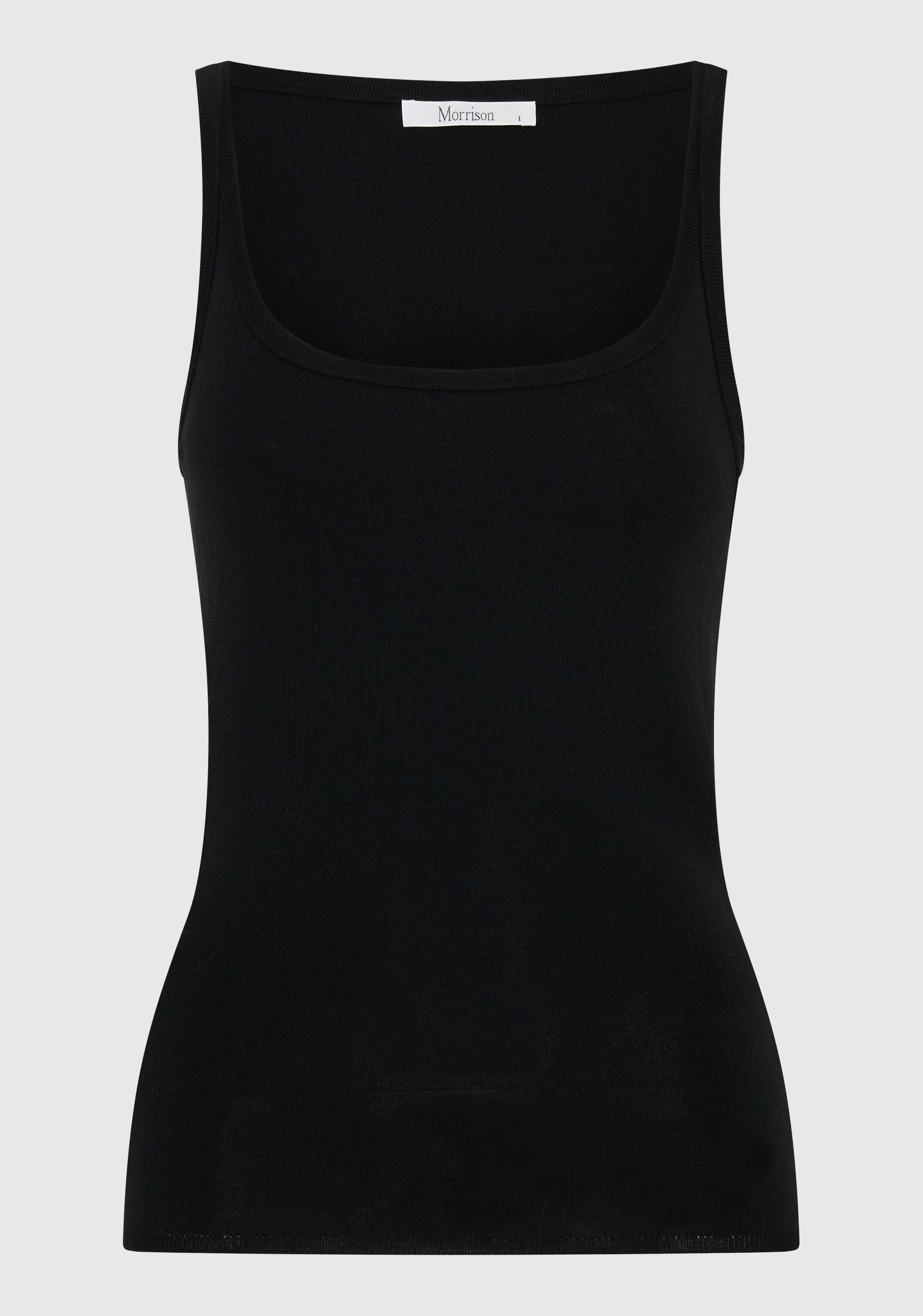 George Knit Tank_Black