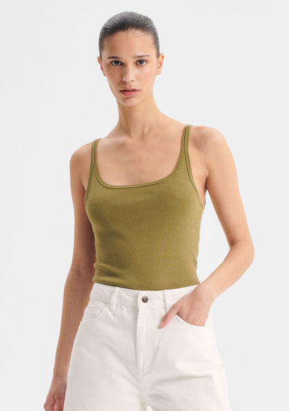 George Knit Tank Khaki – Morrison