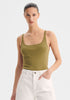 George Knit Tank_Khaki