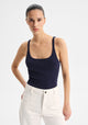 George Knit Tank Navy