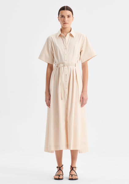 Ingrid Shirt Dress Chalk – Morrison
