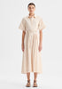 Ingrid Shirt Dress_Chalk