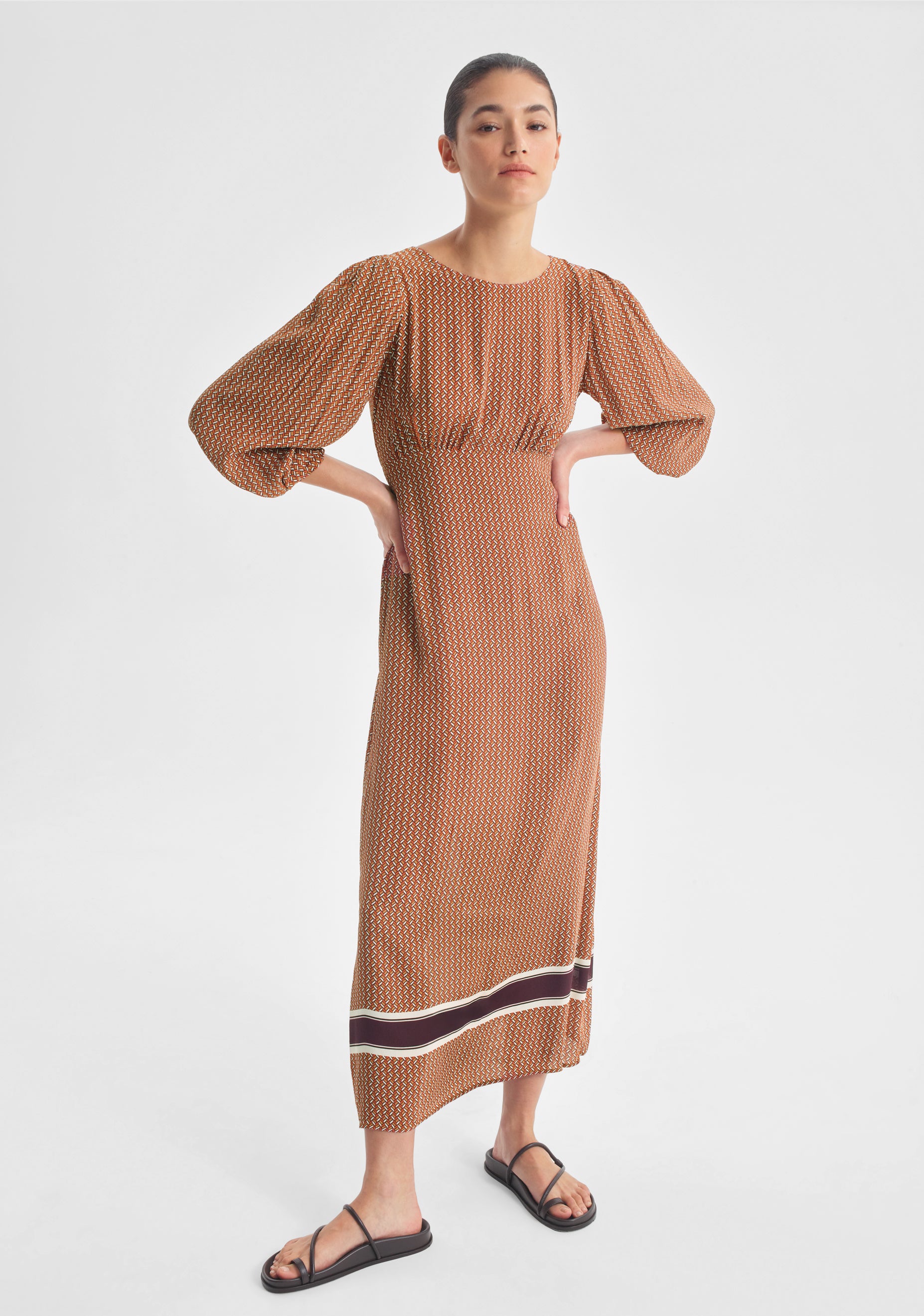 Iris Midi Dress_Print