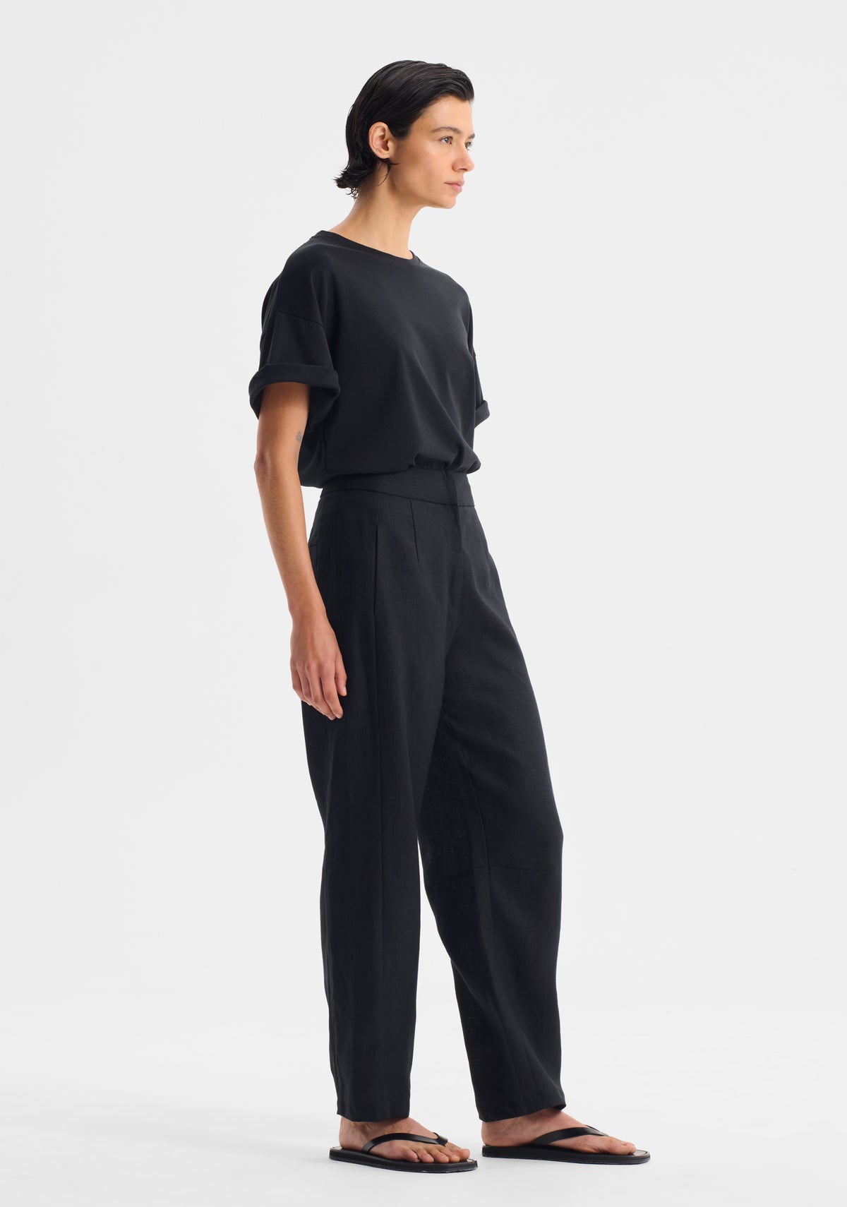 Jackson Linen Pant Black – Morrison