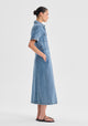 Jacque Denim Shirt Dress_Light Blue