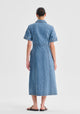 Jacque Denim Shirt Dress_Light Blue
