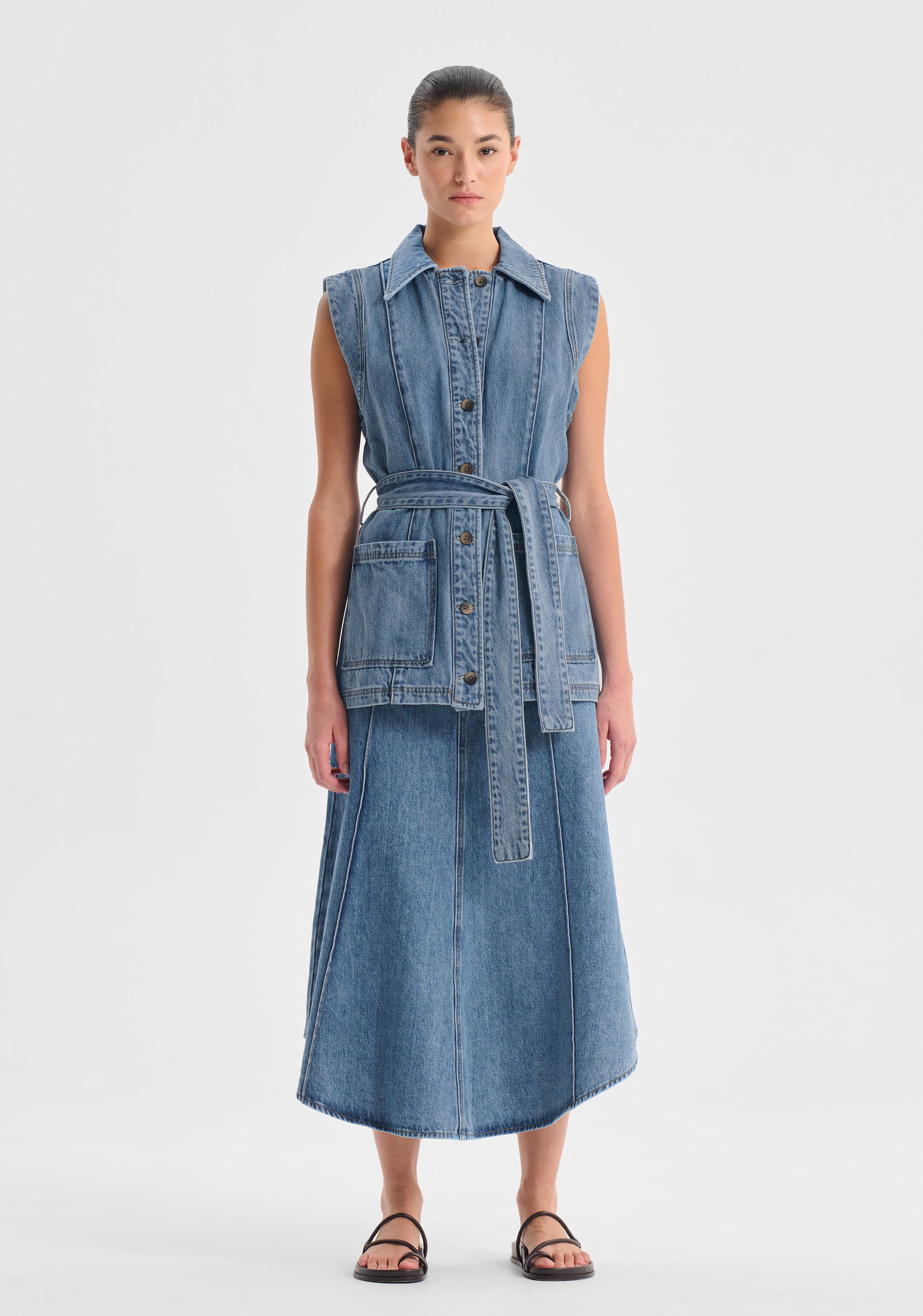 Jacque Denim Vest_Light Blue