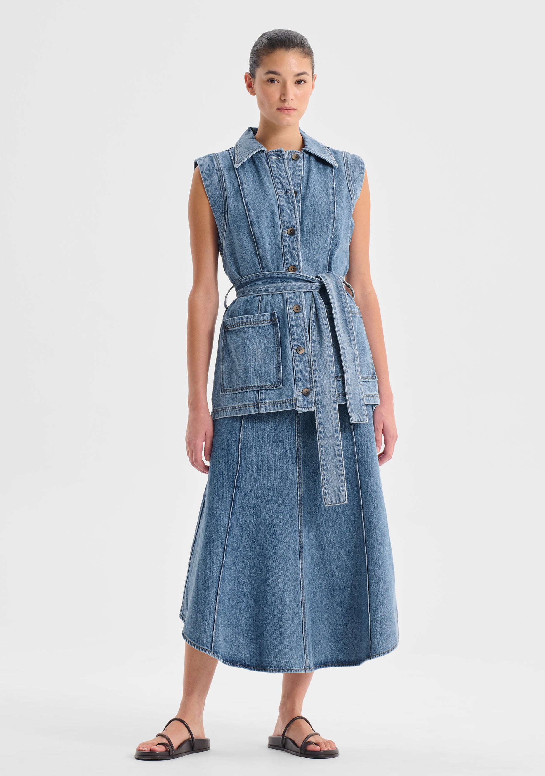 Jacque Denim Vest_Light Blue