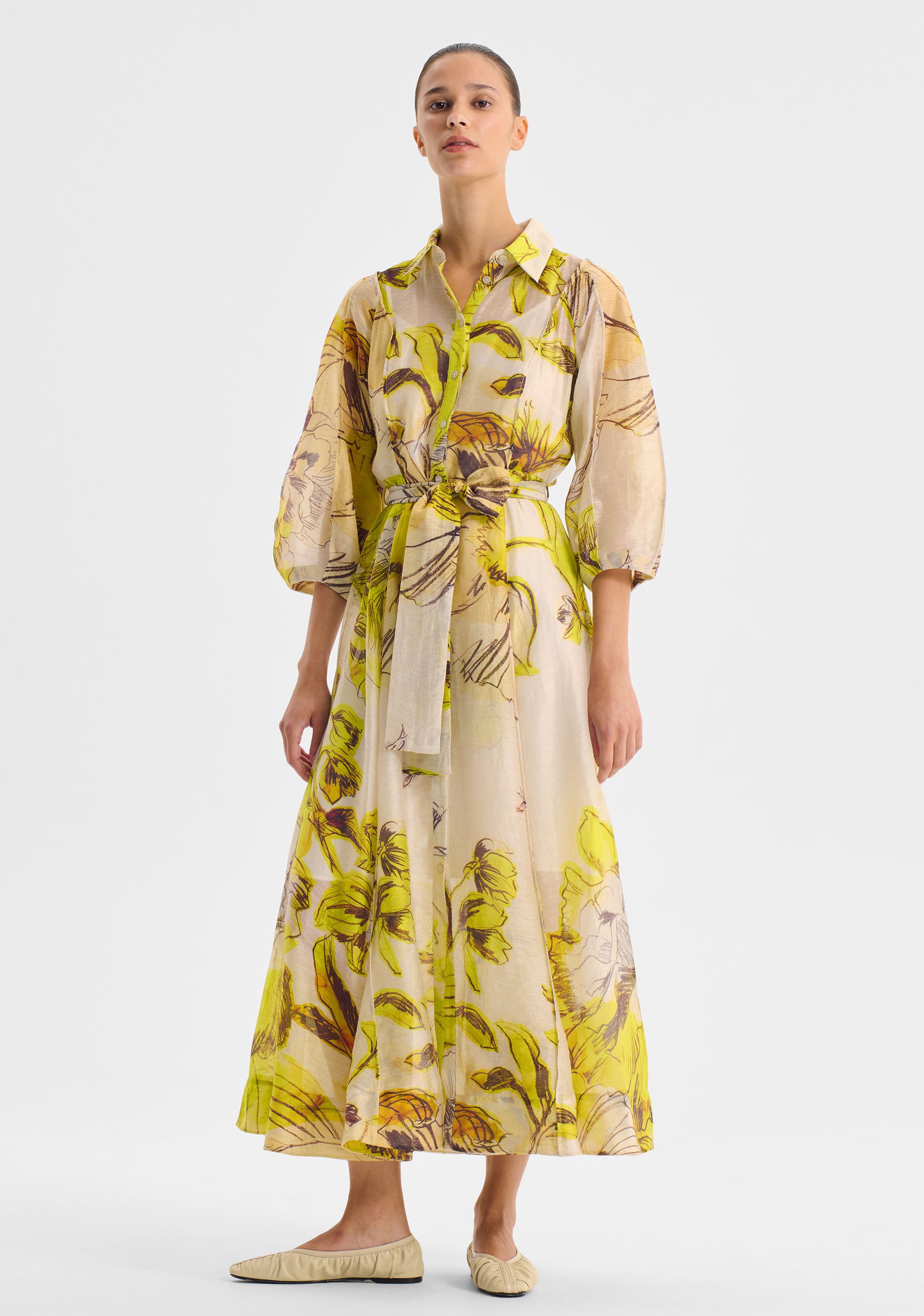 Mae Shirt Dress_Lemon
