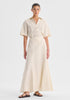 Maisey Linen Skirt_Ecru