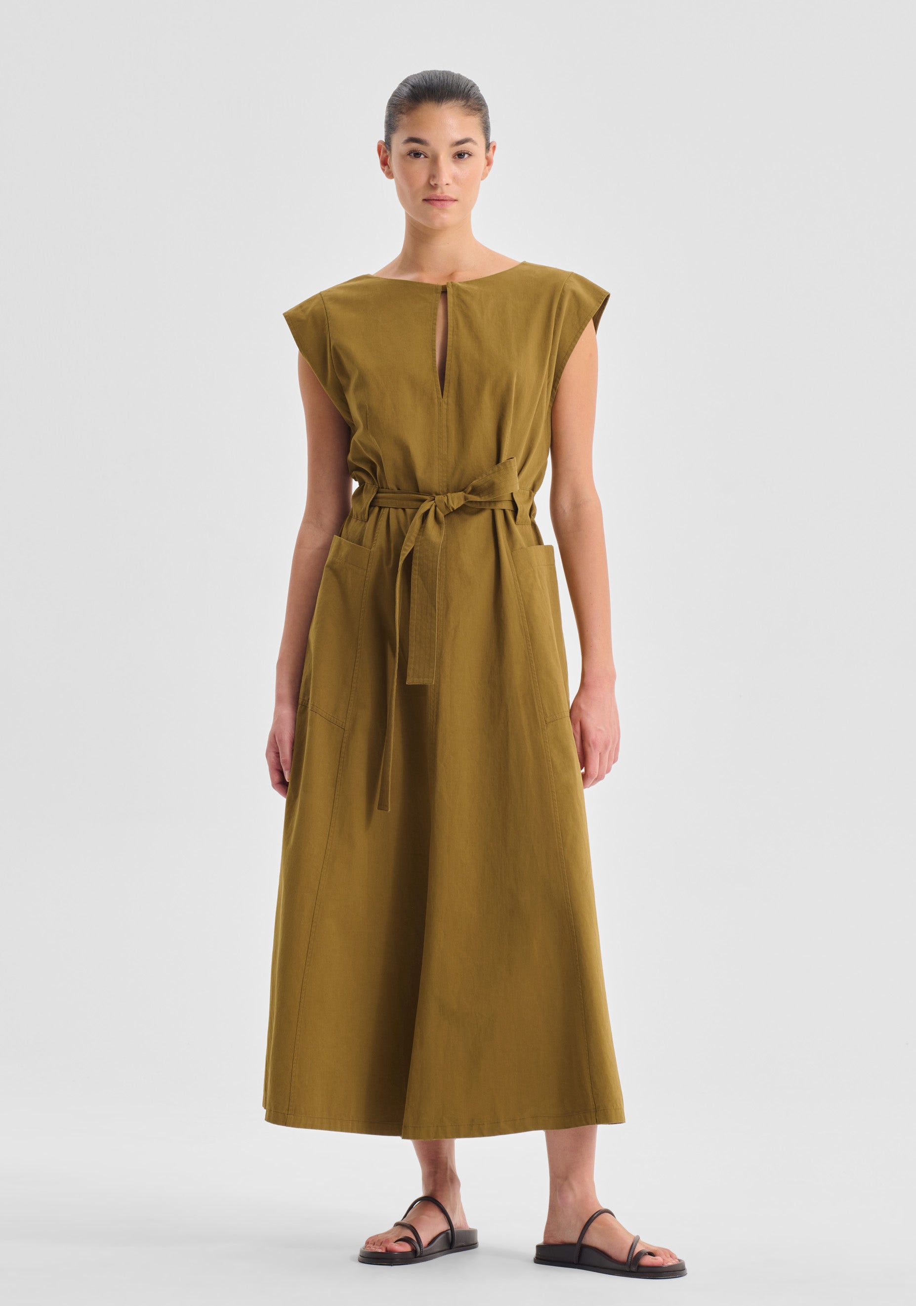 Marique Dress_Tobacco