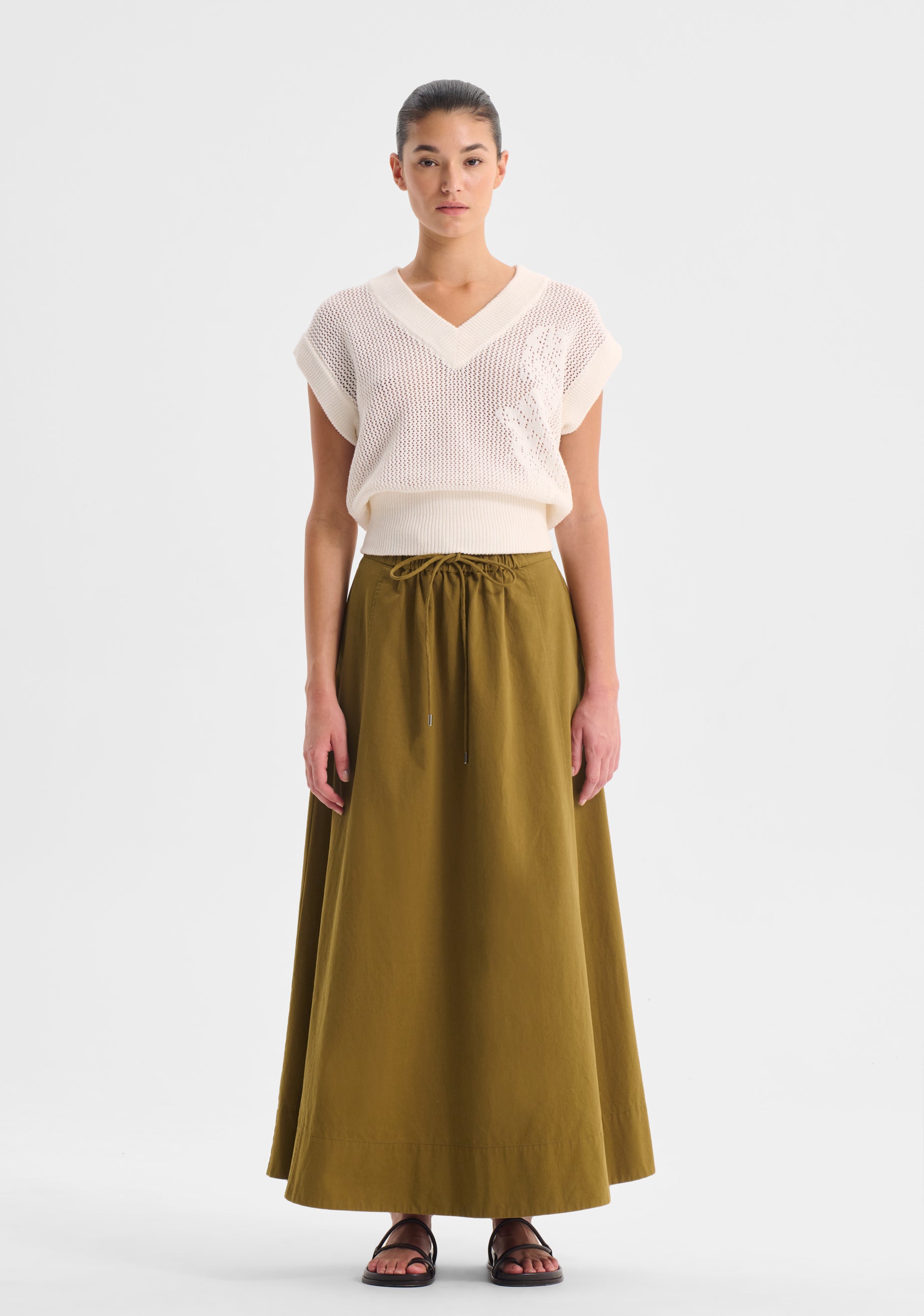 Marique Skirt_Tobacco