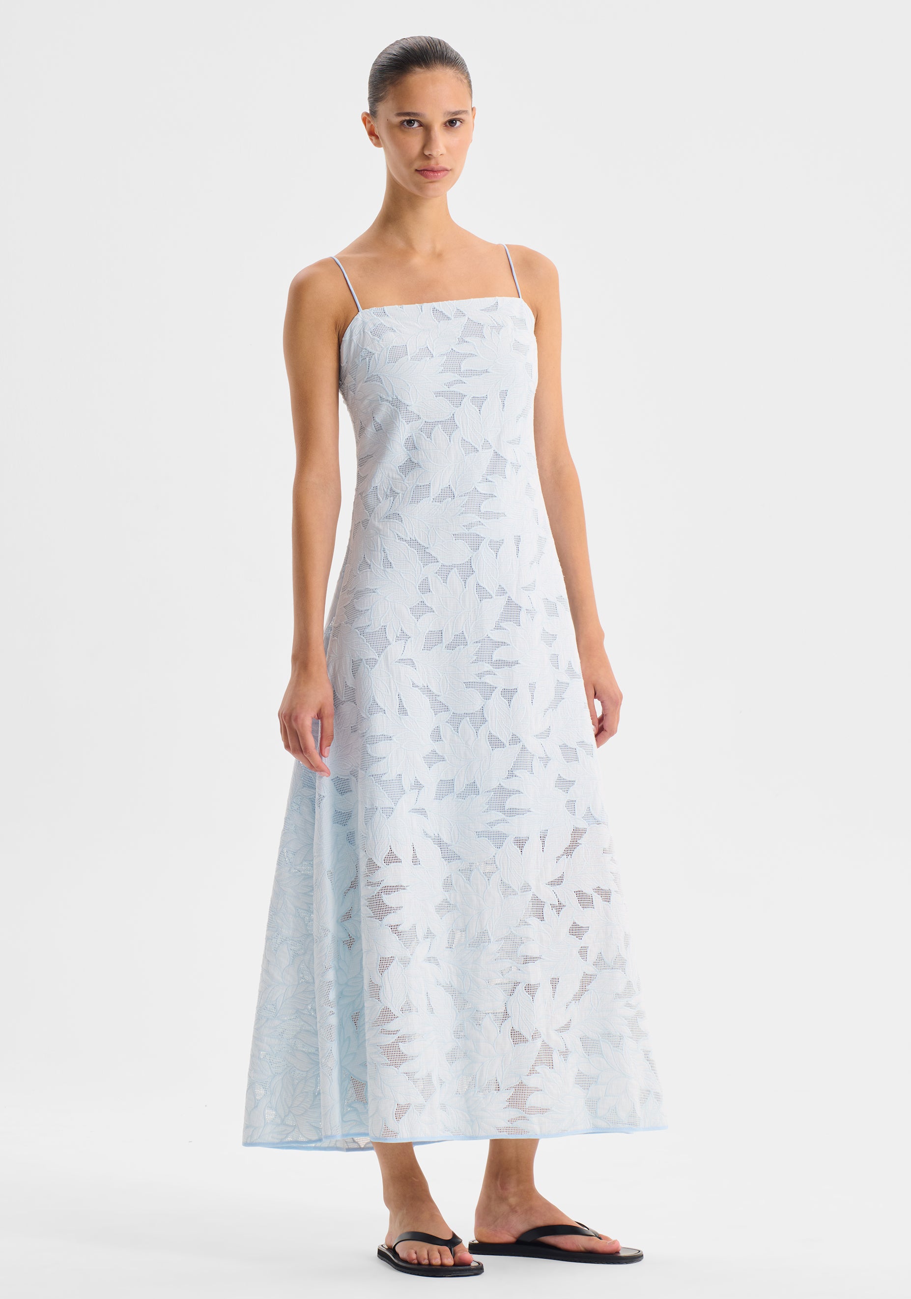 Marnie Anglaise Dress Pale Blue – Morrison
