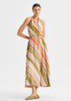 Ronni Linen Halter Dress_Print