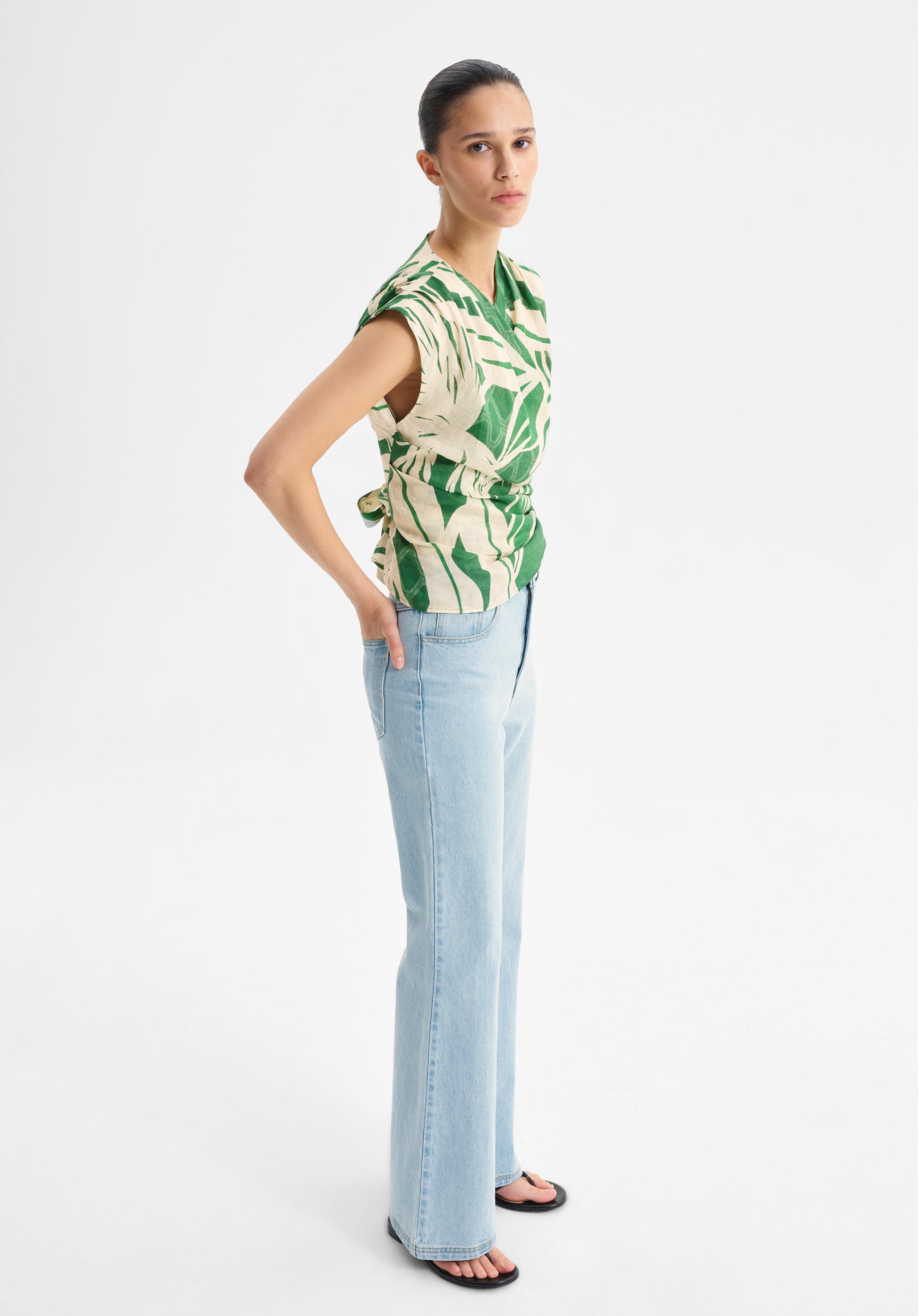 Sorrento Linen Top_Print