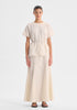 Yasmin Linen Top_Ecru