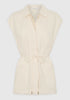 Yasmin Linen Vest_Ecru