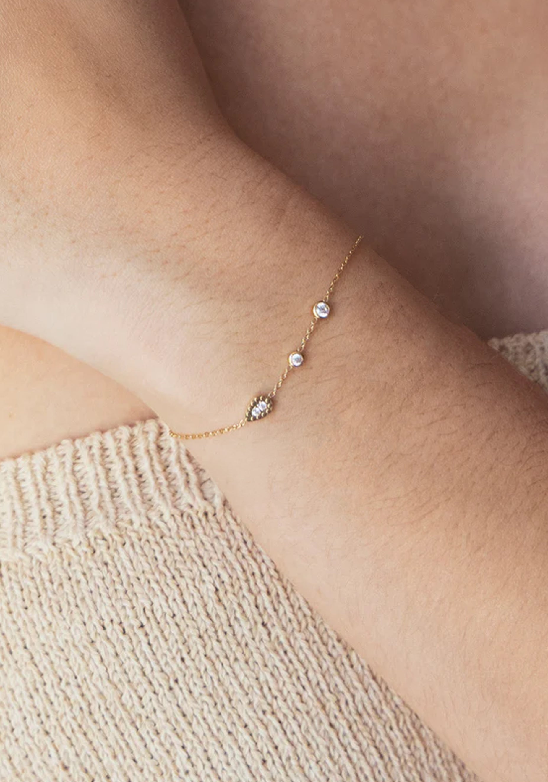 Semele Bracelet_White