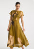 Astra Pintuck Dress_Moss