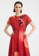 Astra Pintuck Dress_Poppy