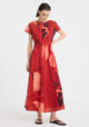 Astra Pintuck Dress_Poppy