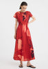Astra Pintuck Dress_Poppy